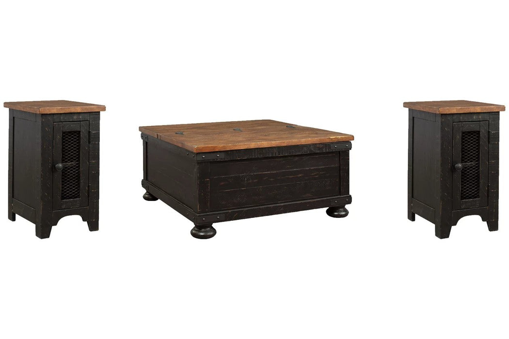 Its two-tone finish of distressed brown and a lightly stained work together to give the set a rustic, yet chic look - Lifestyle Furniture
