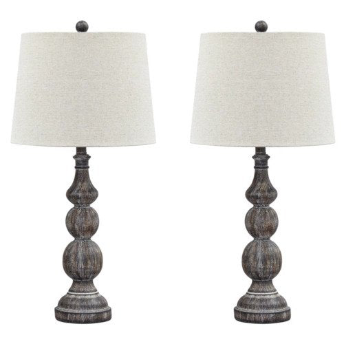 2 x Poly Table Lamp - Lifestyle Furniture