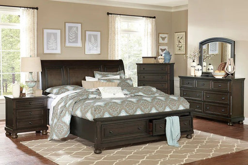 Lincoln Black Chery Bedroom - Lifestyle Furniture