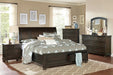 Lincoln Black Chery Dresser & Mirror - Lifestyle Furniture