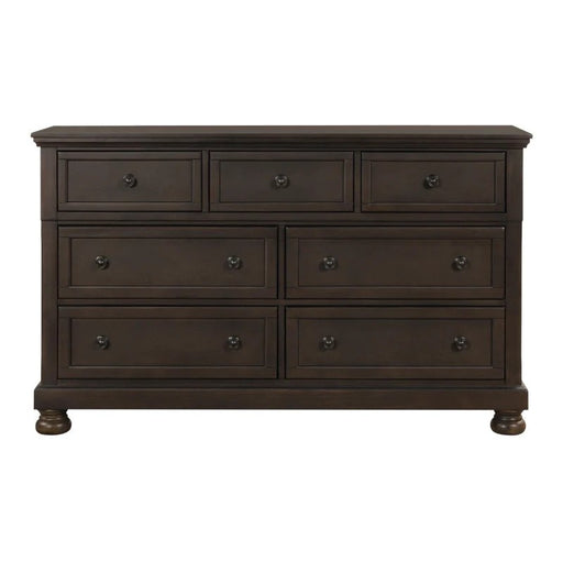 Lincoln Black Chery Dresser & Mirror - Lifestyle Furniture