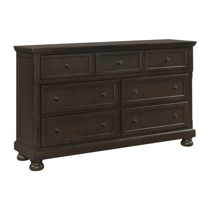 Lincoln Black Chery with Dresser and Mirror - Lifestyle Furniture