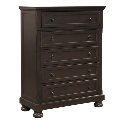Lincoln Black Chery Chest of Drawers - Lifestyle Furniture