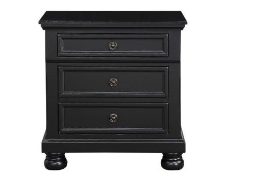 Laurelin Black Nightstand - Lifestyle Furniture