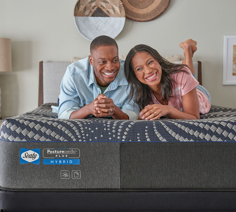 Sealy® Posturepedic® Plus Albany Hybrid Medium Mattress - Lifestyle Furniture