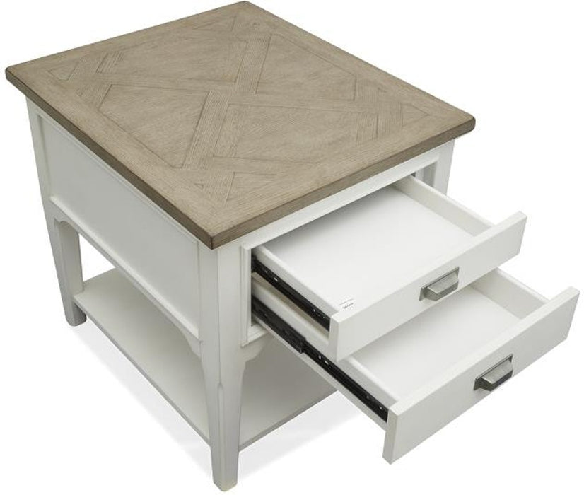 Cottage End Table - Pearl White - Lifestyle Furniture