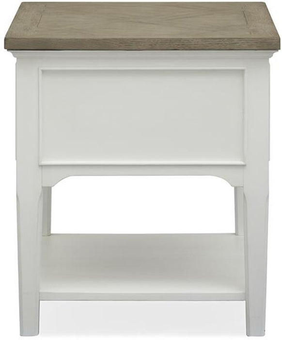 Cottage End Table - Pearl White - Lifestyle Furniture