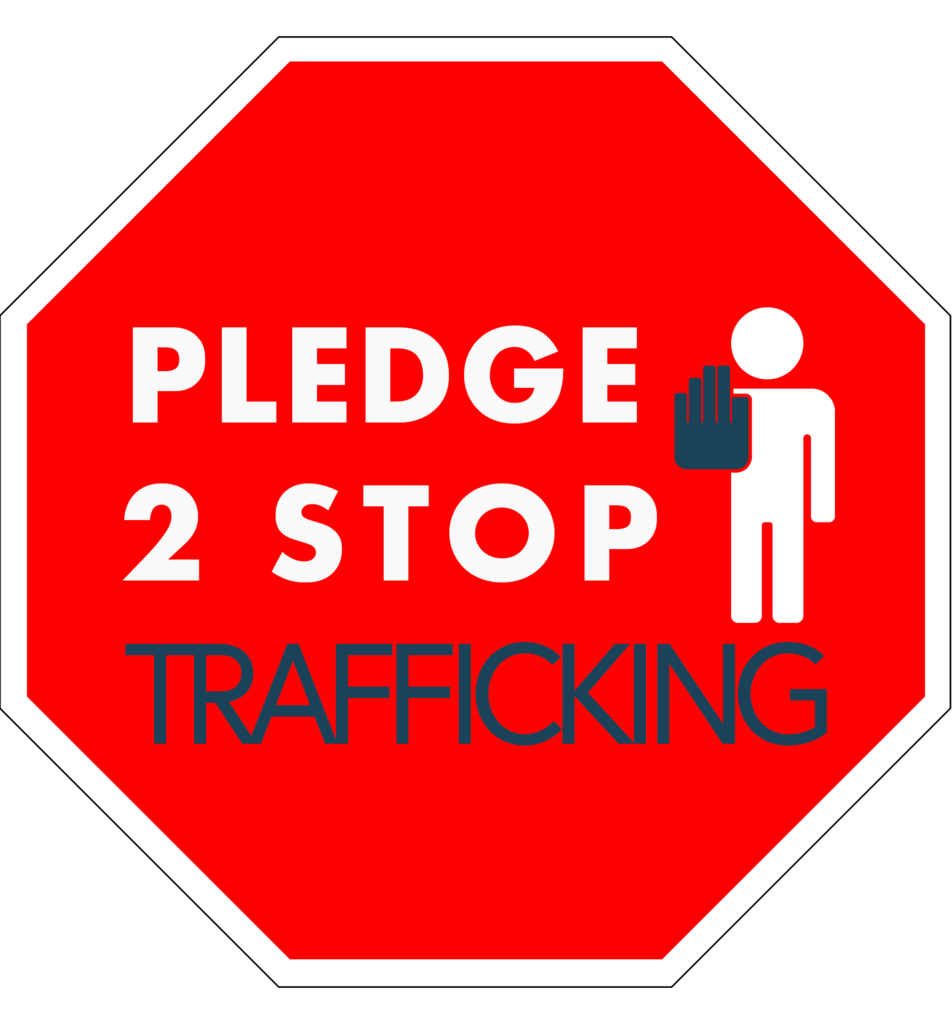 Pledge 2 Stop Trafficking Support Jan 11th