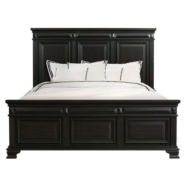 Calloway Black Bed - Lifestyle Furniture