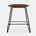2 x Nature Chestnut Backless Stool - Lifestyle Furniture