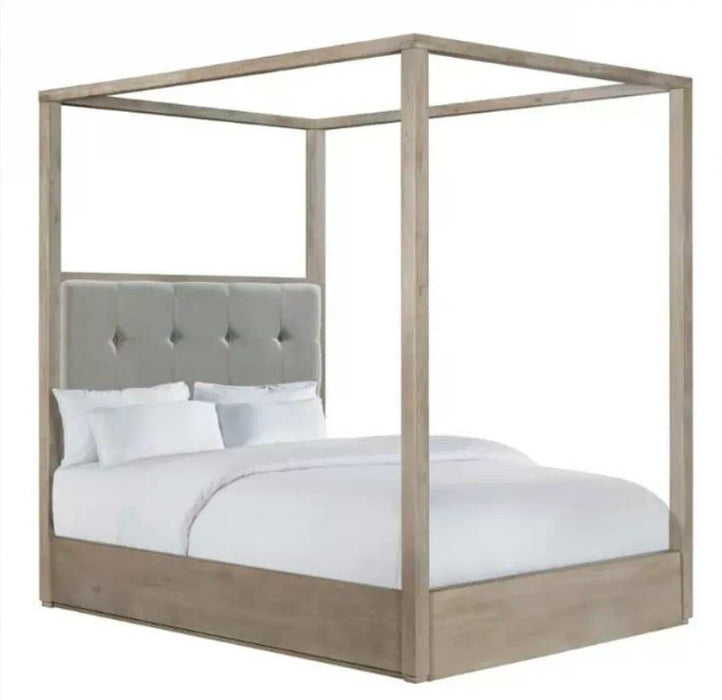 Arcadia Gray Canopy Bed - Lifestyle Furniture