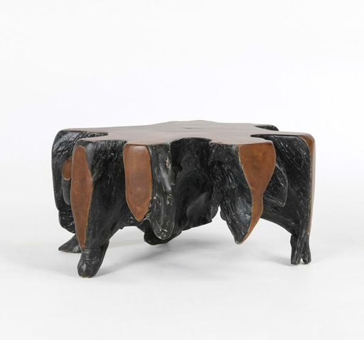Madeira 35" Root Coffee Table Black - Lifestyle Furniture