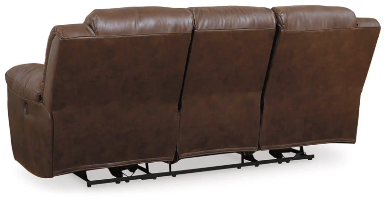 One Land Reclining Sofa & Rec Loveseat W/Console - Lifestyle Furniture