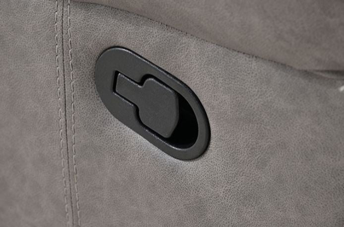 Agata Warm Gray Glider Recliner