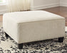 Raina Natural Oversized Ottoman - Lifestyle Furniture