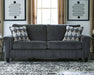 Raina Smoke Sofa + Loveseat - Lifestyle Furniture