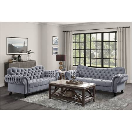 Rosalie Drak Grey Sofa - Lifestyle Furniture