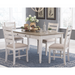 Willowton Dining Table With Storage + 4 chairs - Lifestyle Furniture