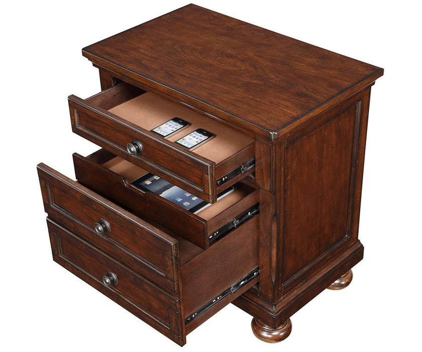 Lincoln2 Storage Bed With Dresser & Mirror & Nightstand - Lifestyle Furniture