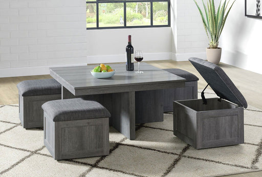 Uster Coffee Table w/ Four Stools - Lifestyle Furniture