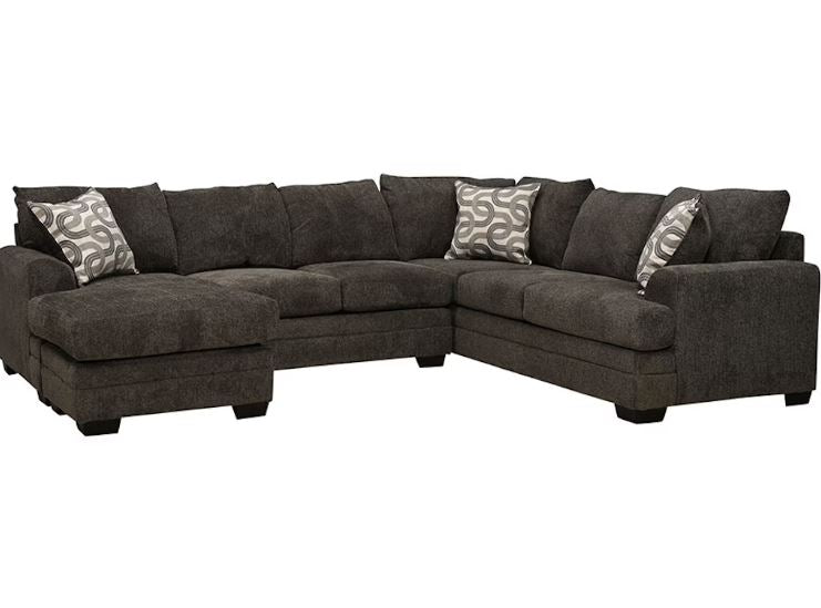 Bailey Charcoal Sectional - Lifestyle Furniture