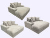 Cuddler Chaise W/Cupholders 4usb - Lifestyle Furniture