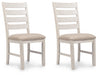 Willowton Dining Table With Storage + 6 chairs - Lifestyle Furniture