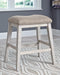 Willowton Counter UPH Backless Stool - Lifestyle Furniture