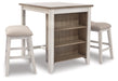 Willowton Counter 3 Pc Set (1 Counter Height Table + 2 Counter Stools) - Lifestyle Furniture