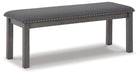 Lawrence Grey Dining Bench - Lifestyle Furniture