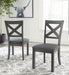 Lawrence Grey Dining Side Chairs - Lifestyle Furniture