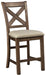 Lawrence Counter Height WoodBack Barstool x2 - Lifestyle Furniture