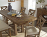 Lawrence Counter Height Table & 4 Counter Chairs - Lifestyle Furniture