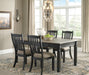 Oak Finish Upholstered Dining Set - Lifestyle Furniture