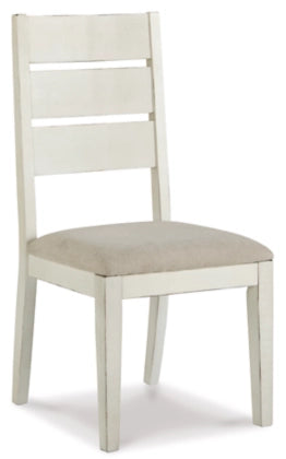 Norwalk White Side Chair X2 - Lifestyle Furniture