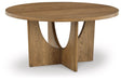 Morel Dining 5Pc set (Round Table & 4 Chairs) - Lifestyle Furniture