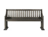 Stone Charcoal Bench - Lifestyle Furniture