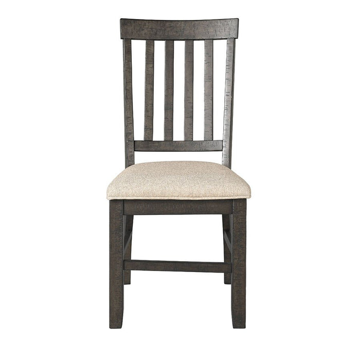 Stone Charcoal Dining Chairs (x2) - Lifestyle Furniture