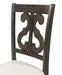 Stone Charcoal Round Dining Chair (x2) - Lifestyle Furniture