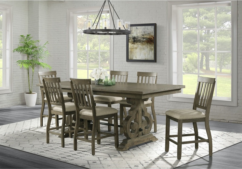 Stone Grey Counter Table - Lifestyle Furniture