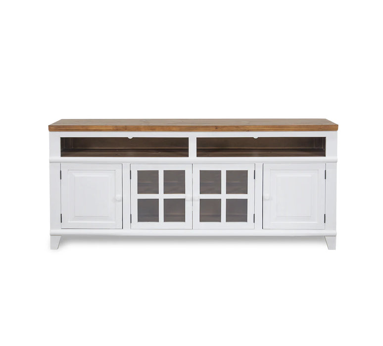 Miramar White/Natural 72" Console