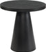 Portland Round Black End Table - Lifestyle Furniture