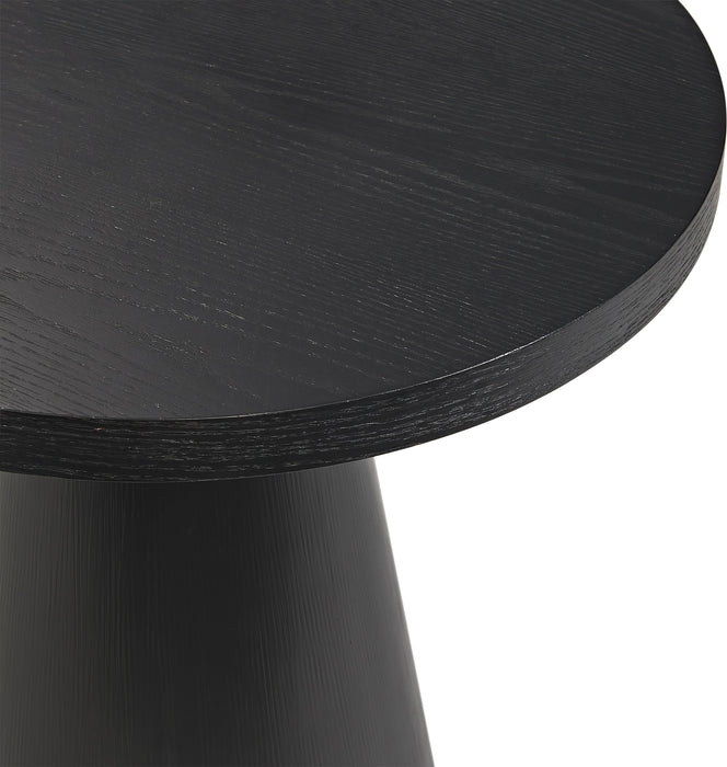Portland Round Black Coffee Table - Lifestyle Furniture