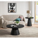 Portland Round Black 2PC Set - Lifestyle Furniture