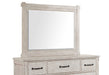 Scott White Bed with Dresser & Mirror - Lifestyle Furniture