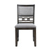 Amherst Dining Chairs Grey/White x 2 - Lifestyle Furniture