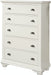 Brook White Chest - Lifestyle Furniture