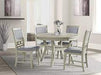 Amherst Dining 5PC Set Grey/White - Lifestyle Furniture
