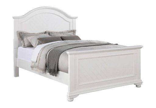 Brook White Bed with Dresser & Mirror - Lifestyle Furniture