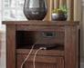 Budmore End Table with USB Ports & Outlets - Lifestyle Furniture